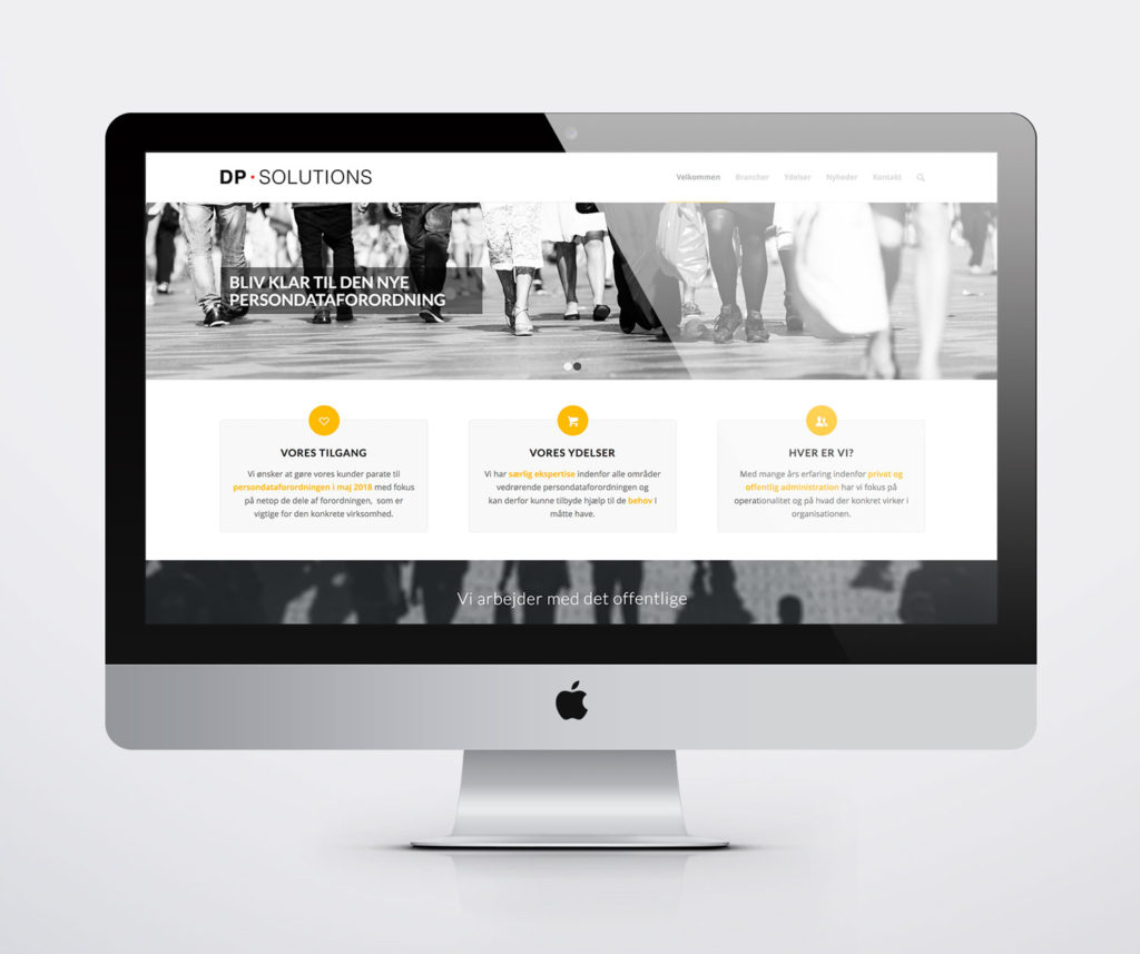 Webdesign til DP-Solutions